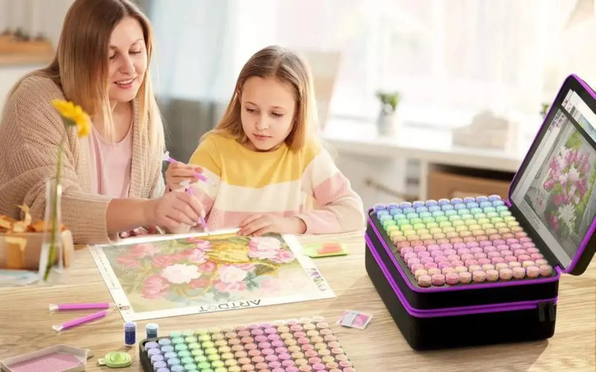 Diamond Painting Storage Containers make your desktop tidier