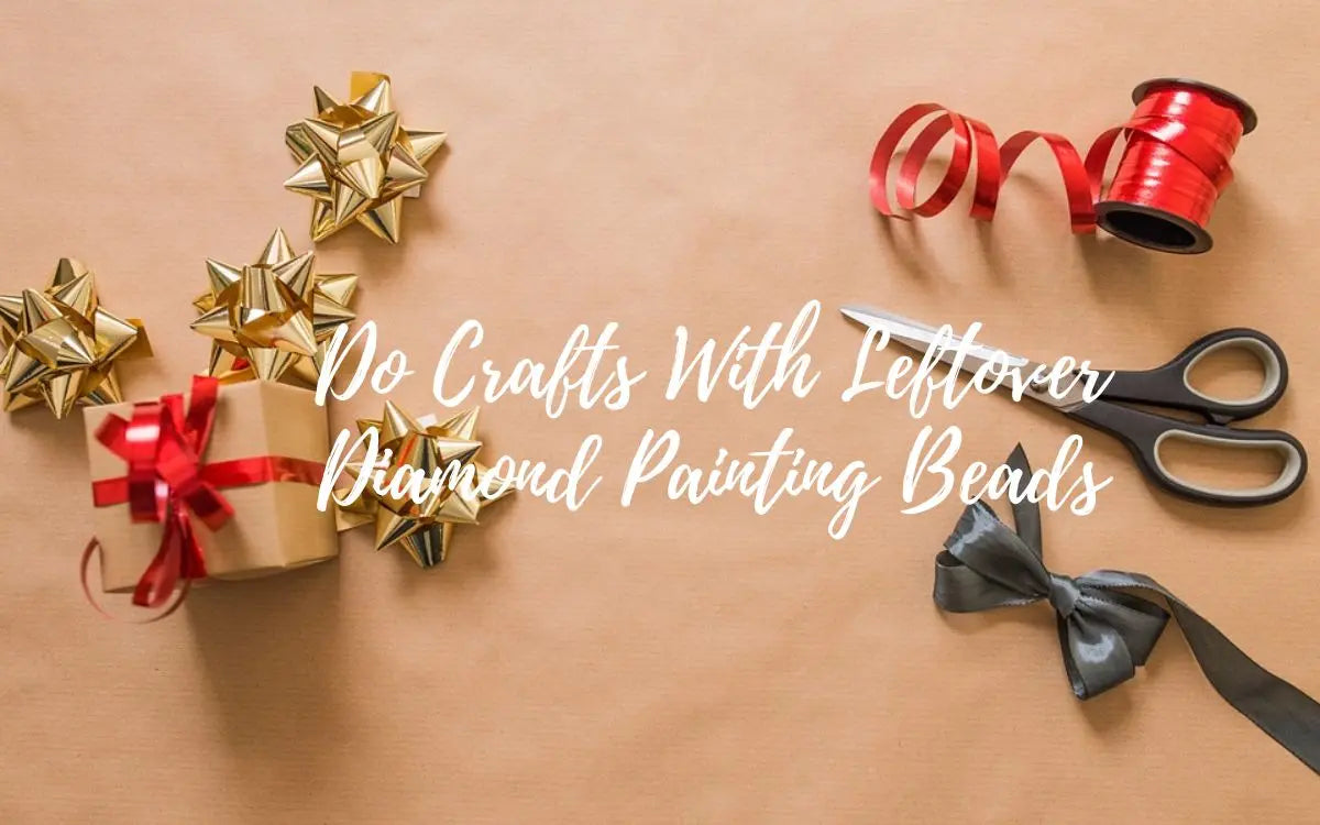 10 creative ideas of crafts with leftover diamond painting beads