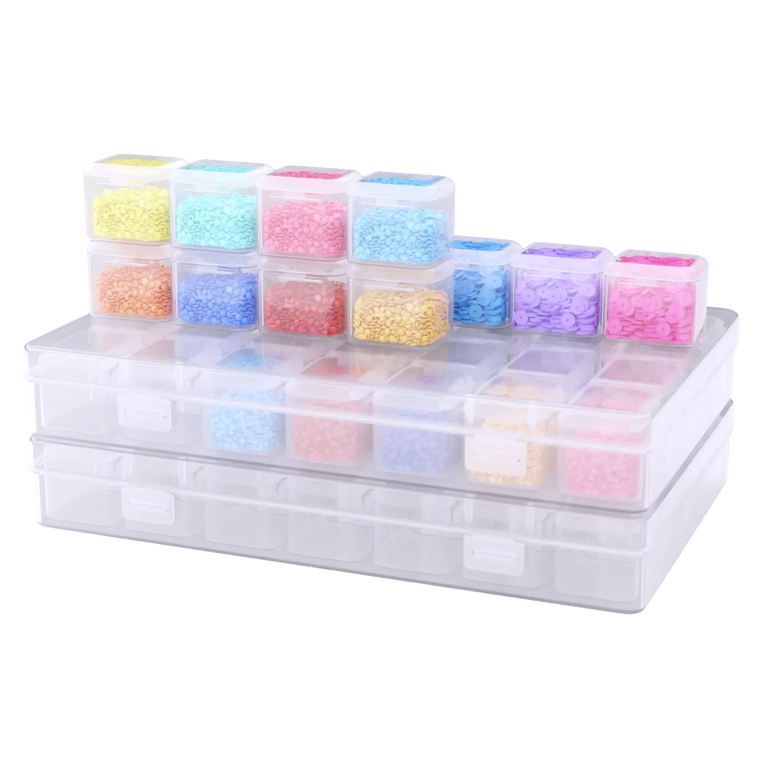 28 Grids Diamond Painting Storage Box ( 2 Packs ) - ARTDOT