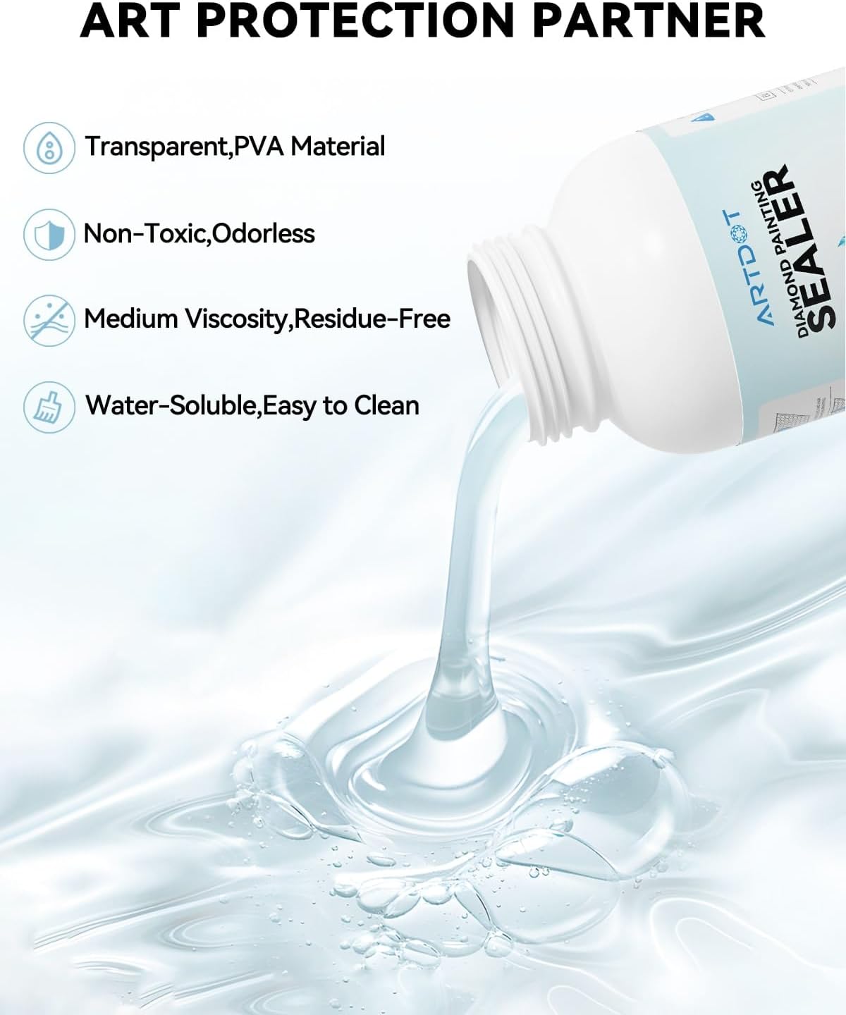 16 oz/480 ml Diamond Painting Sealer Kits - ARTDOT