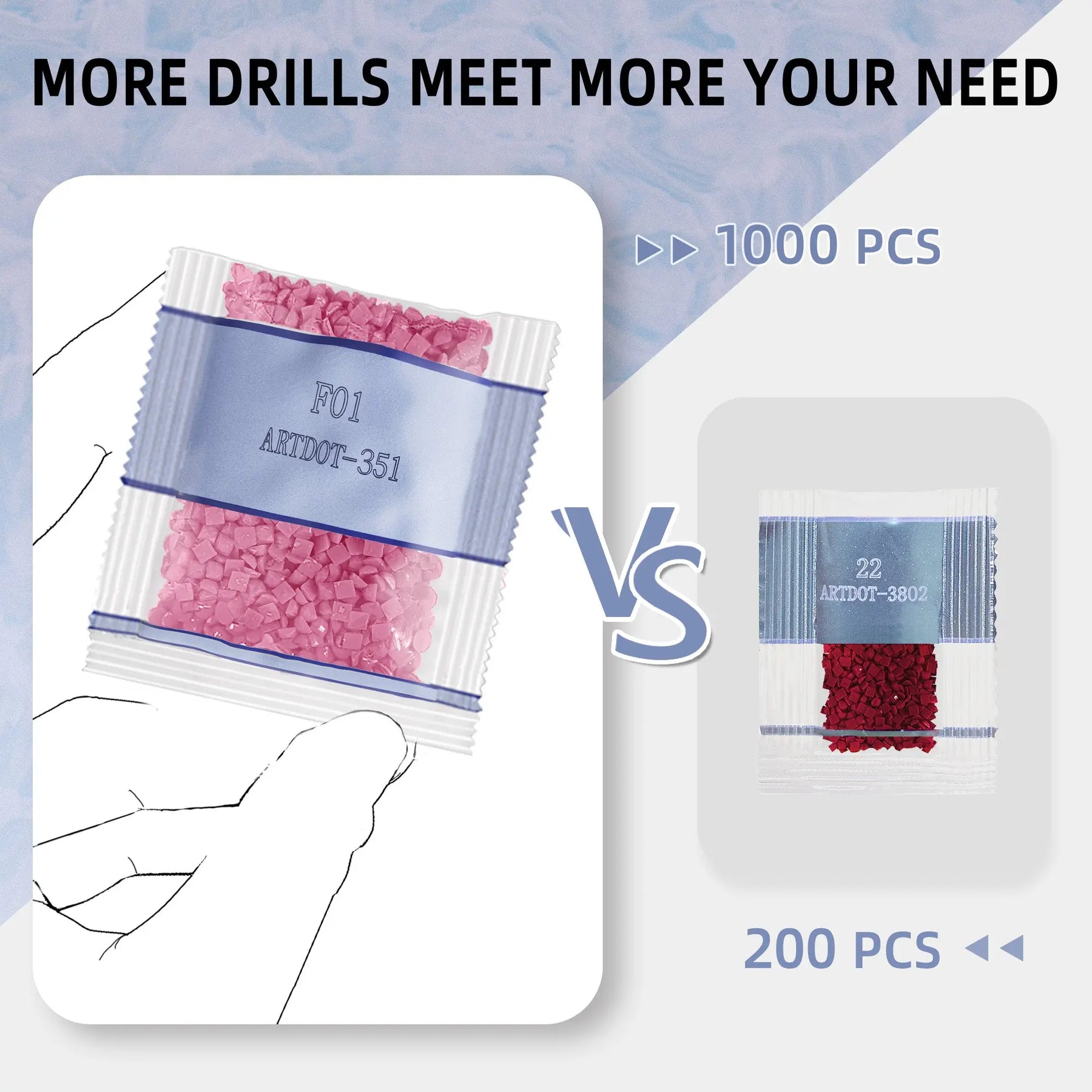 5D Diamond Painting Drills(445000 Pieces) - ARTDOT