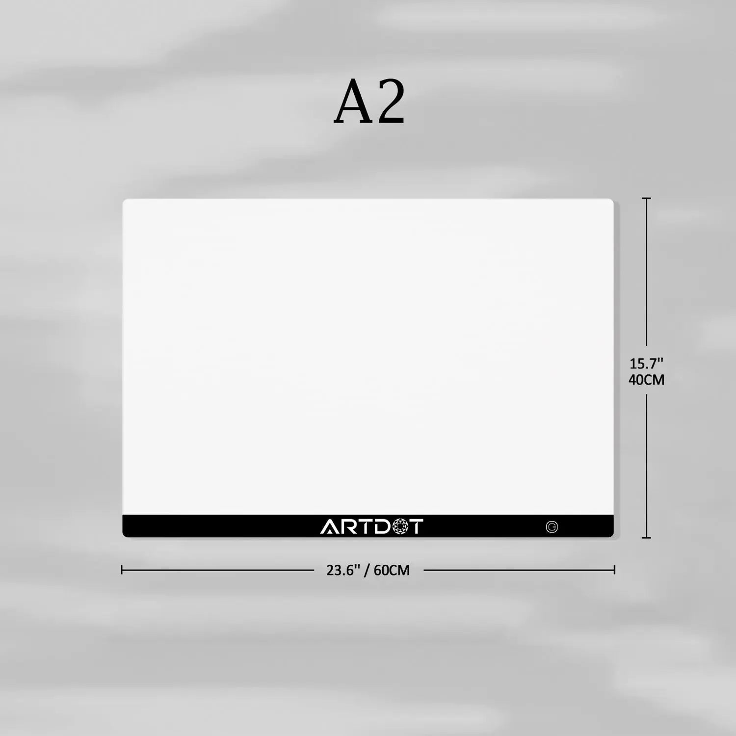 Artdot A2 Size Light Pad for Diamond Art, size info