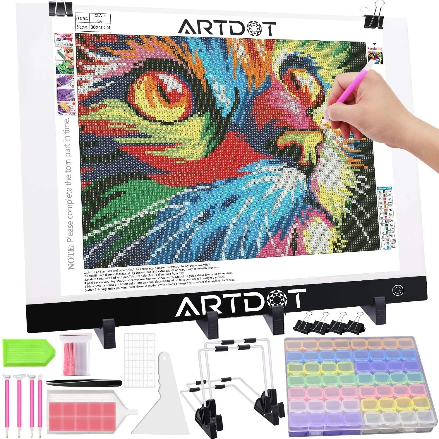 A4 Size Light Pad for Diamond Painting - ARTDOT