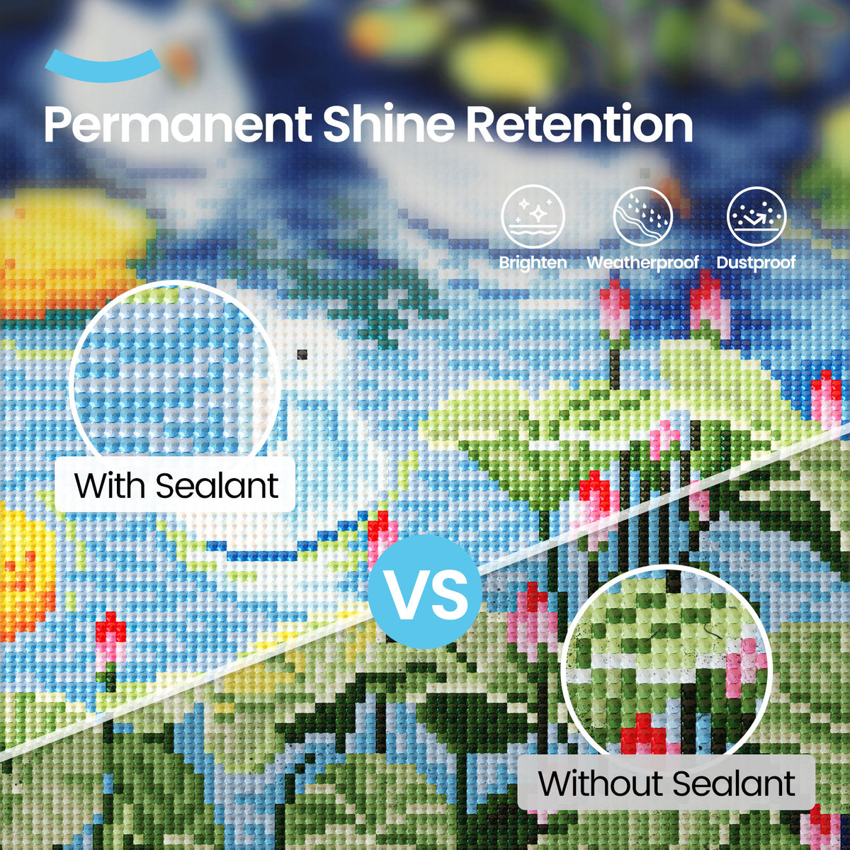 16 oz/480 ml Diamond Painting Sealer Kits