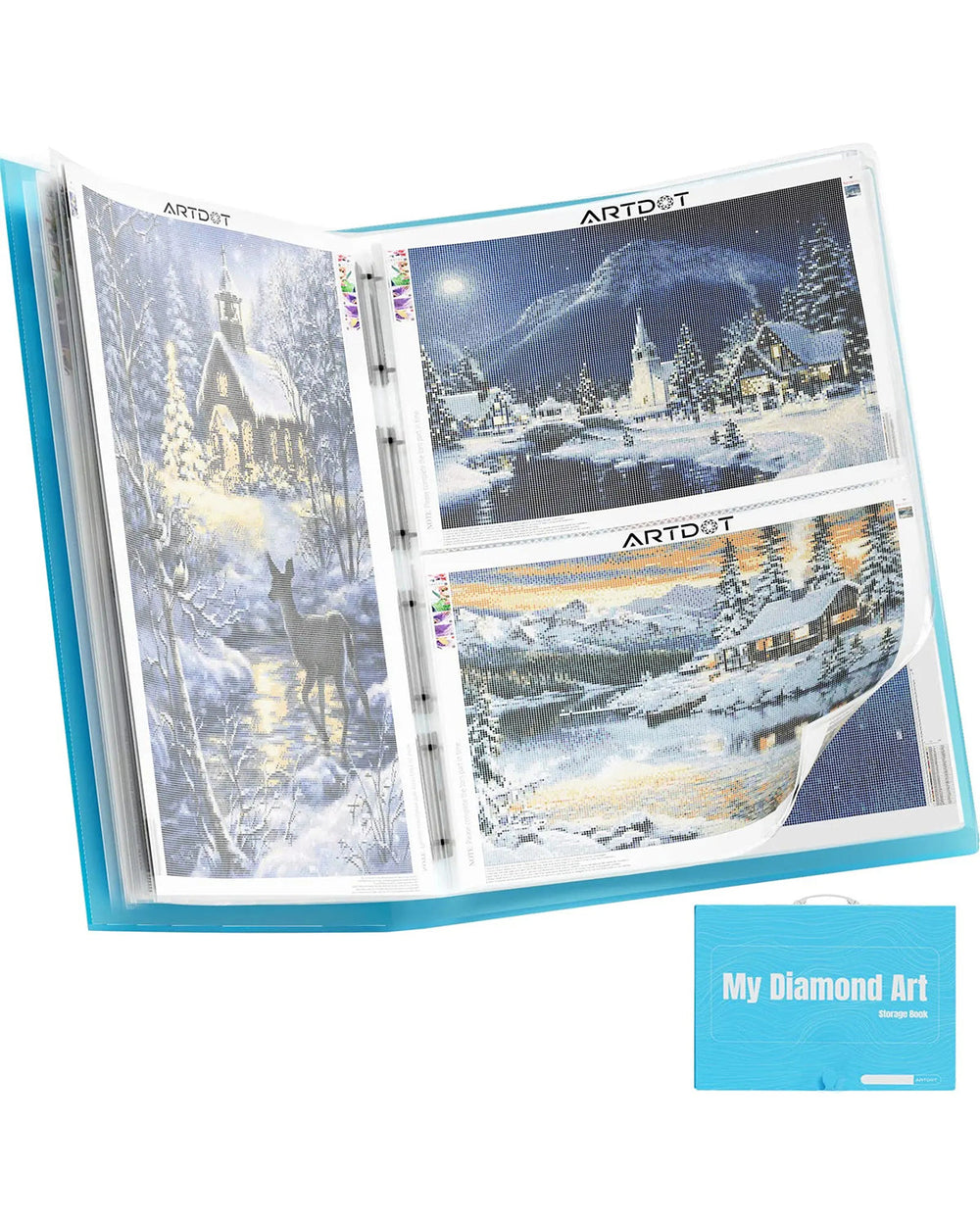 Diamond Painting Folder Book with 30 pockets in A2 and A3 sizes main picture