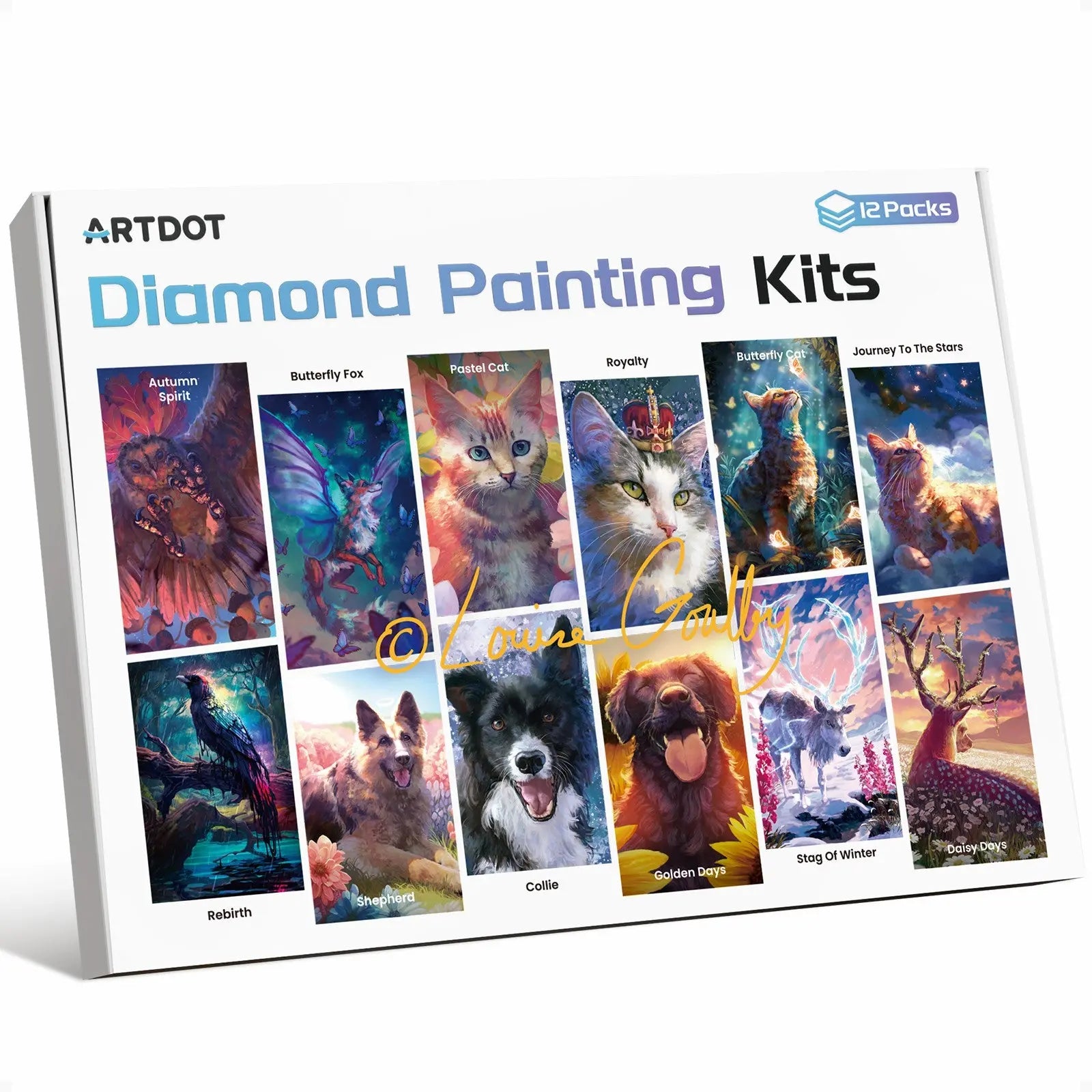 Artdot Louise 12 round drills kit
