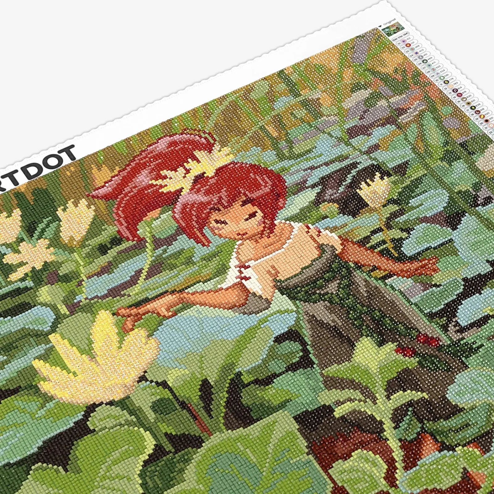 First Blooms, Kit de Pintura Pastoral Diamante Grande, Brocas Cuadradas