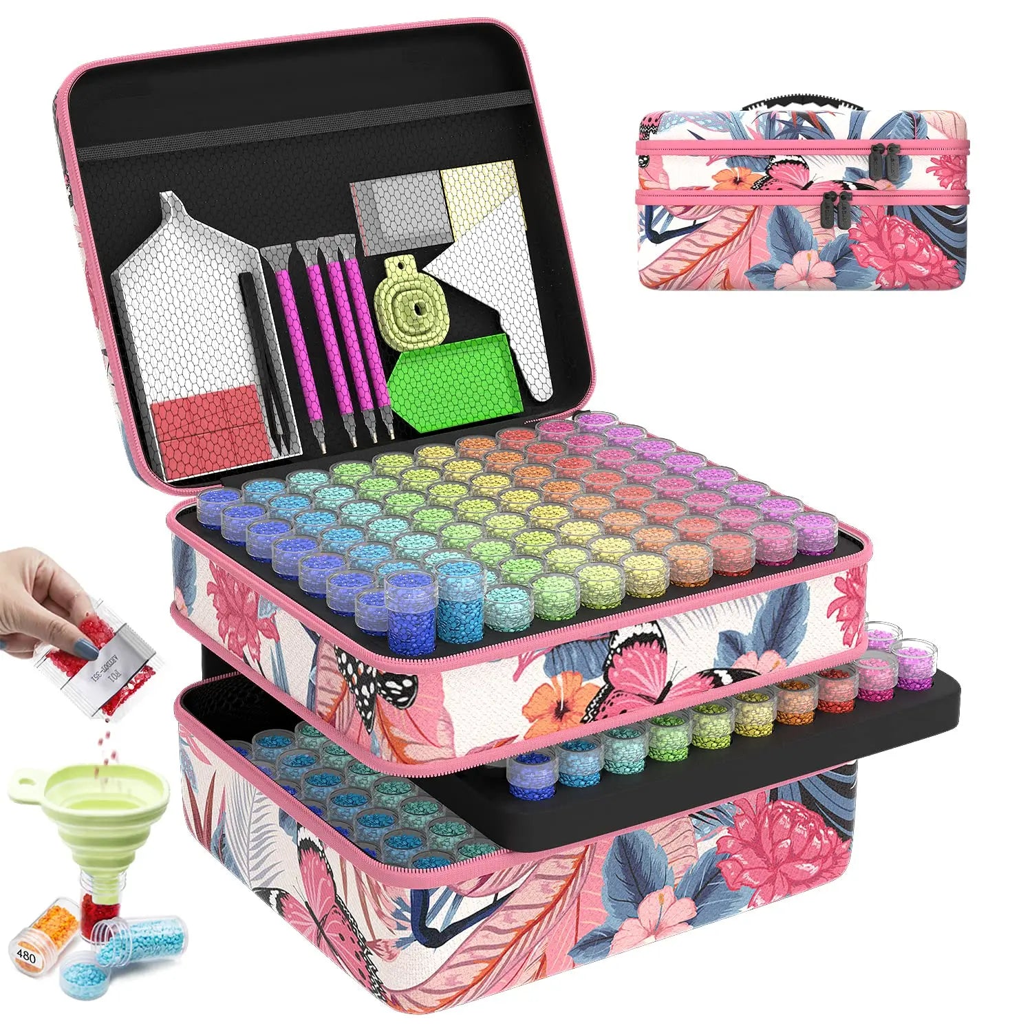 Flower Diamond Painting Storage Case - ARTDOT