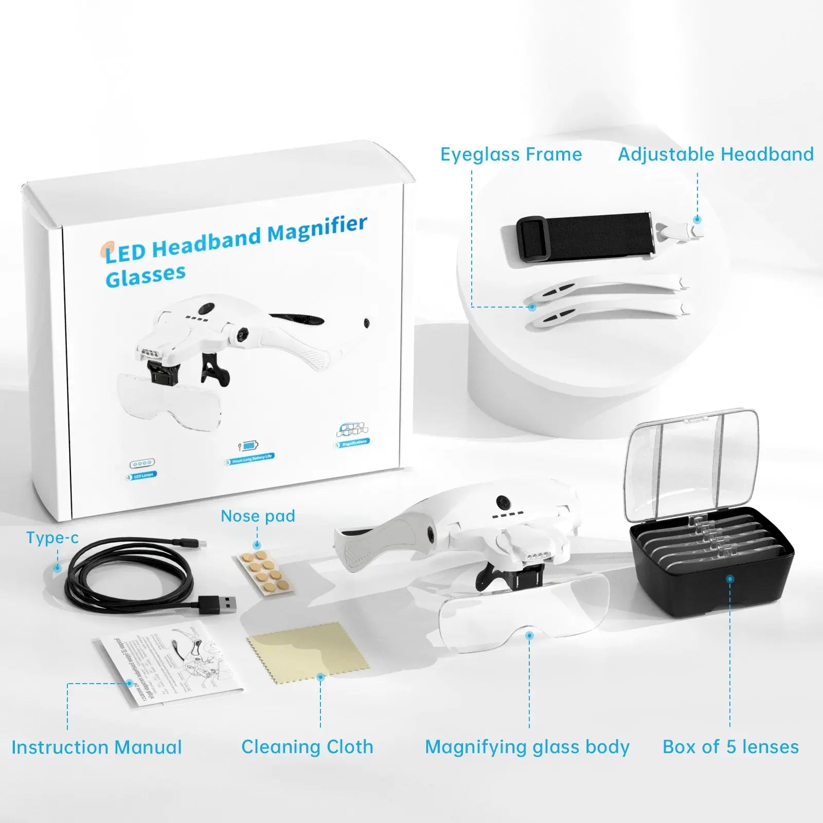 Hands Free Magnifying Glasses For Hobbyists - ARTDOT