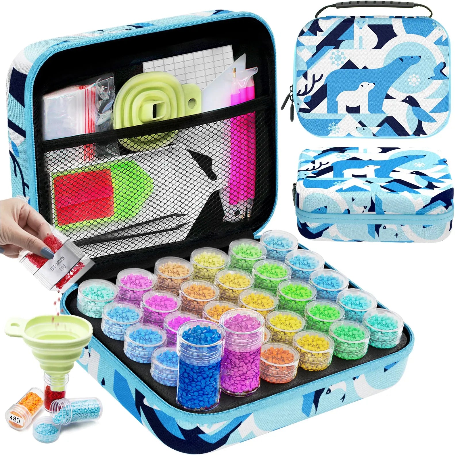 North Pole Diamond Painting Storage Case - ARTDOT