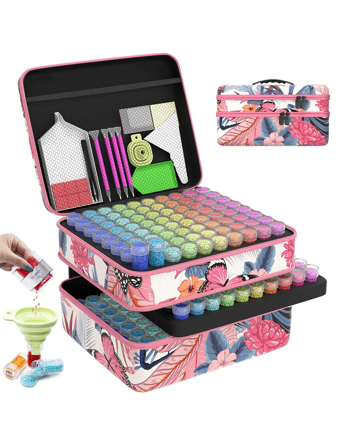 X-Large Size 240 Containers Diamond Painting Storage Case