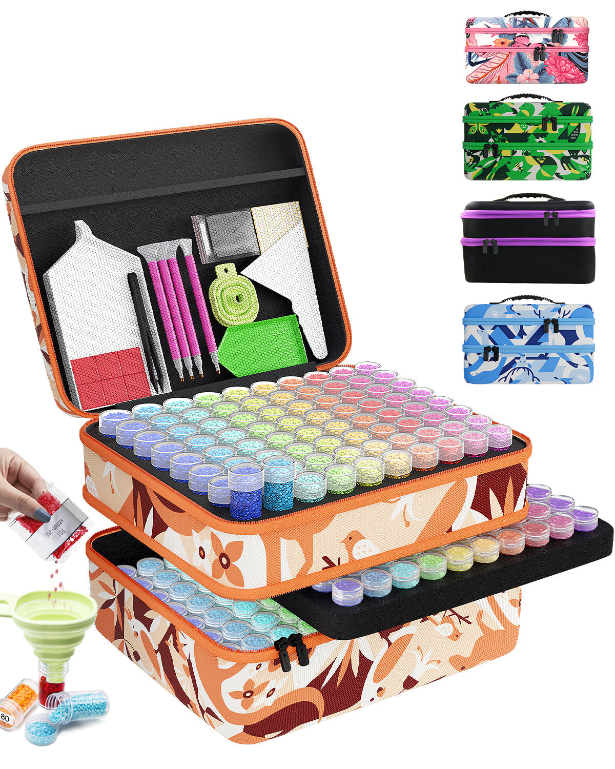 X-Large Size 240 Containers Diamond Painting Storage Case - ARTDOT