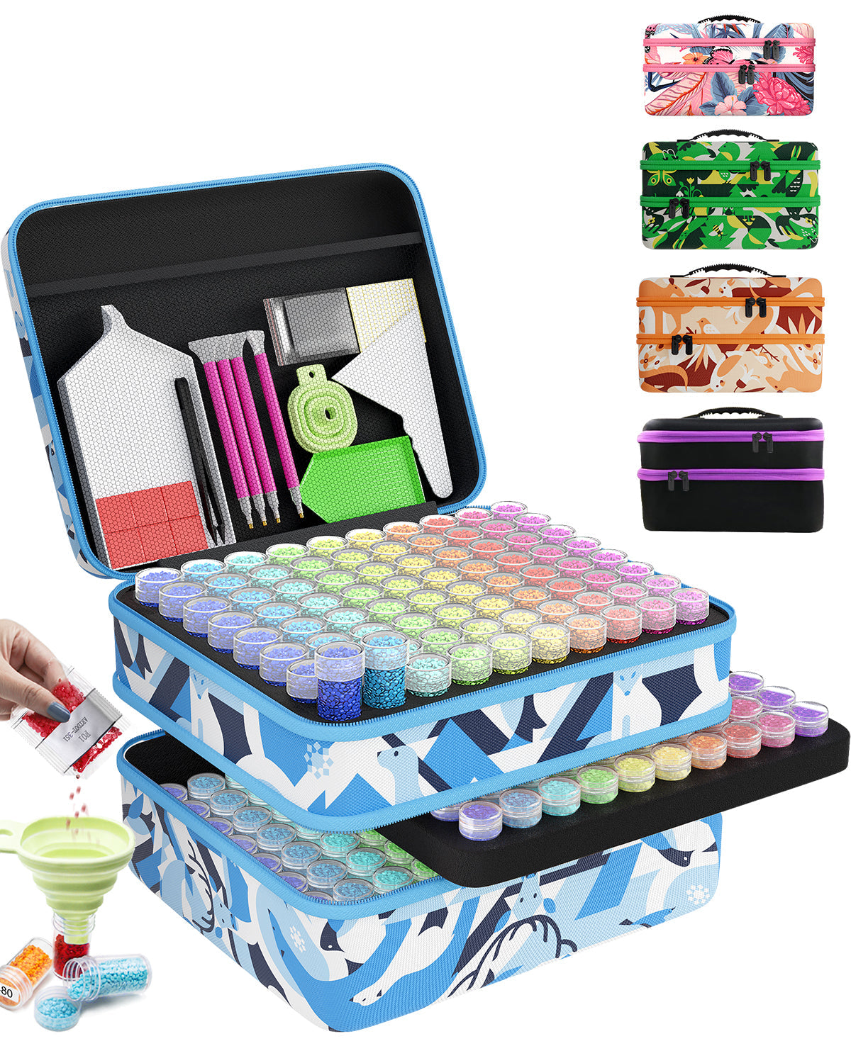 X-Large Size 240 Containers Diamond Painting Storage Case - ARTDOT