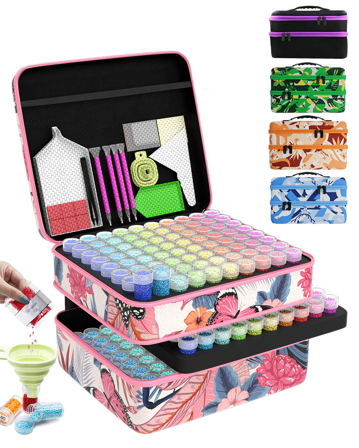 X-Large Size 240 Containers Diamond Painting Storage Case - ARTDOT