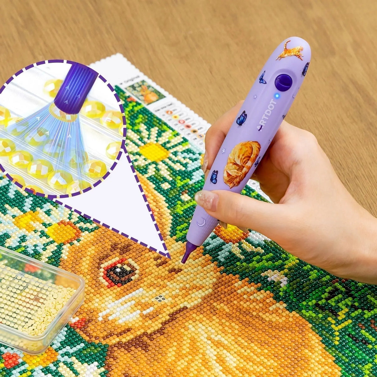 Diamond Painting Pen | Lichtpen voor Diamond Painting Volwassenen van Diamond Hobbies