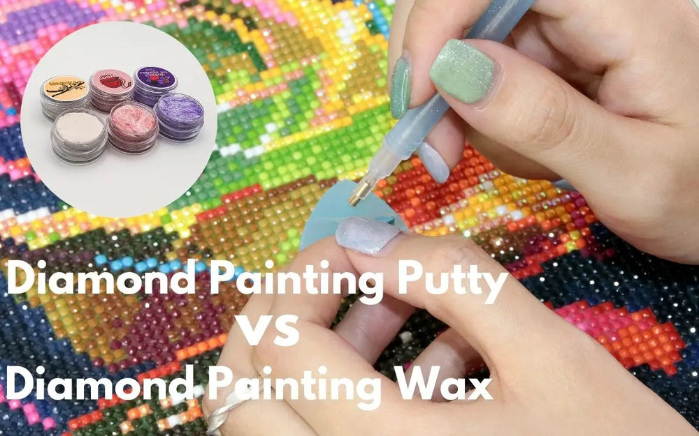 5 Key Comparisons of Diamond Painting Putty vs Wax