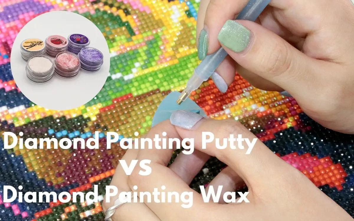 5 Key Comparisons of Diamond Painting Putty vs Wax