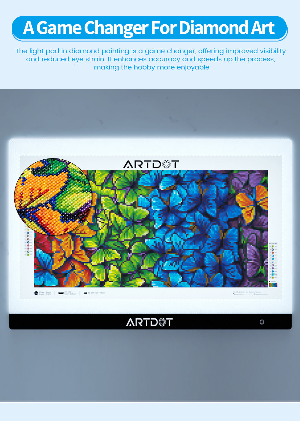 The Best Light Pad for Diamond Art and Diamond painting