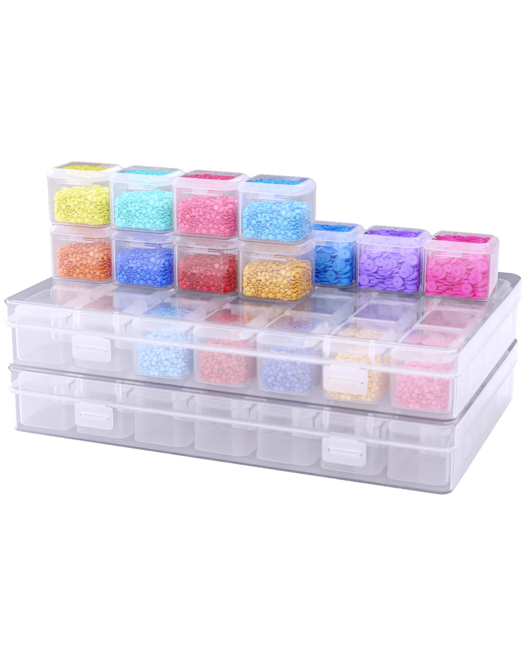 ARTDOT Diamond Painting Accessories Storage Containers,2 Pack 70