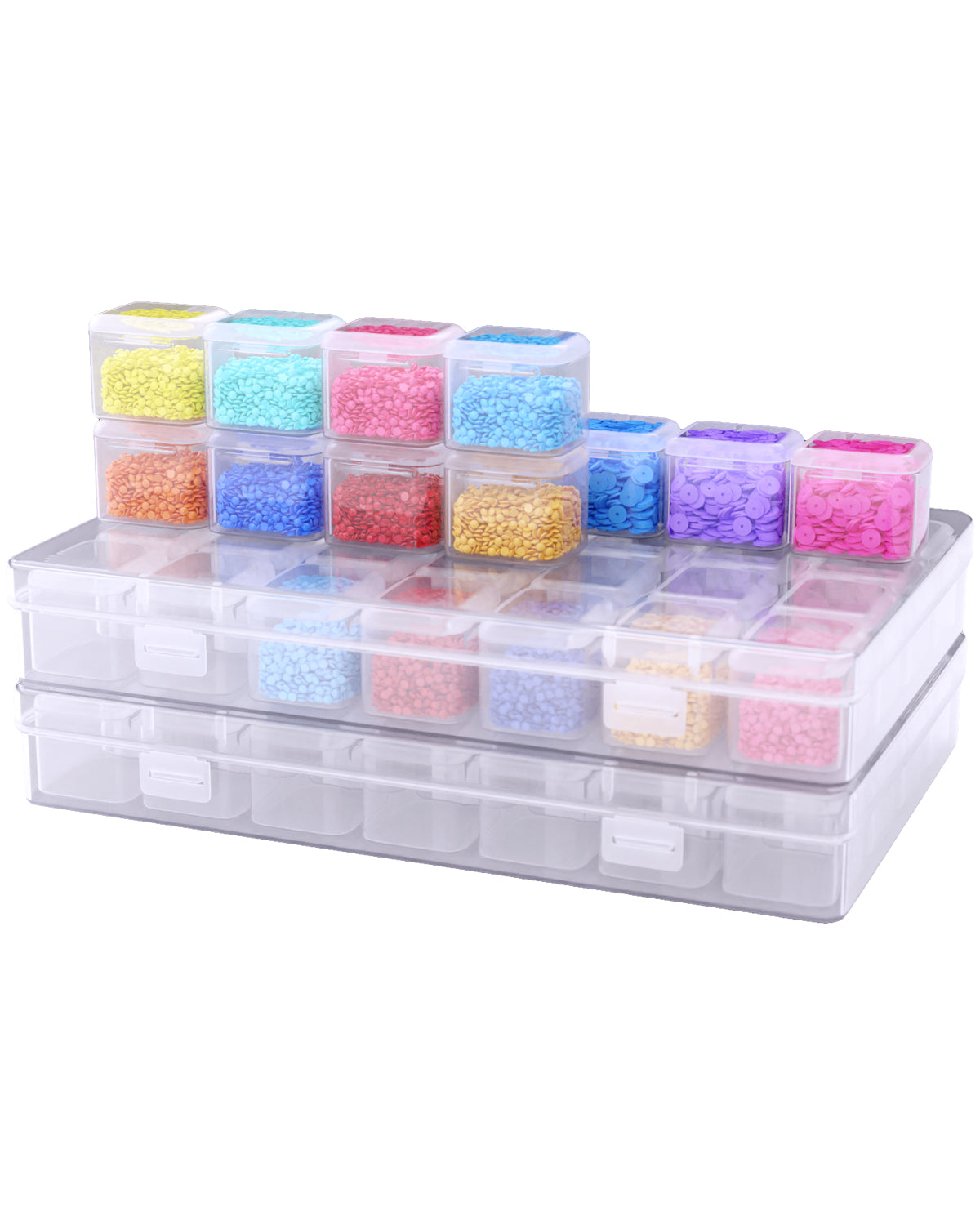 28 Grids Diamond Painting Storage Box ( 2 Packs )