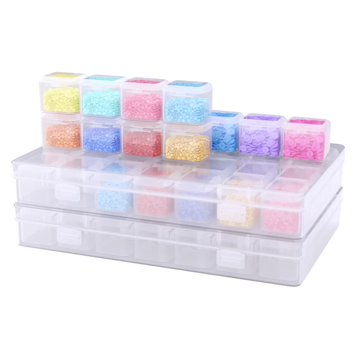 Bueautybox Diamond Painting Storage Containers, Portable Bead Storage  Container 42 Girds Diamond Painting Accessories (Storage Box)