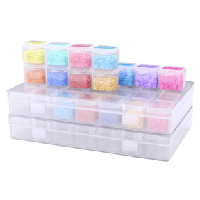 28 Grids Diamond Painting Storage Box ( 2 Packs ) - ARTDOT