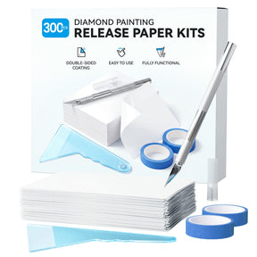 300-Piece Diamond Painting A7 Release Paper Kit