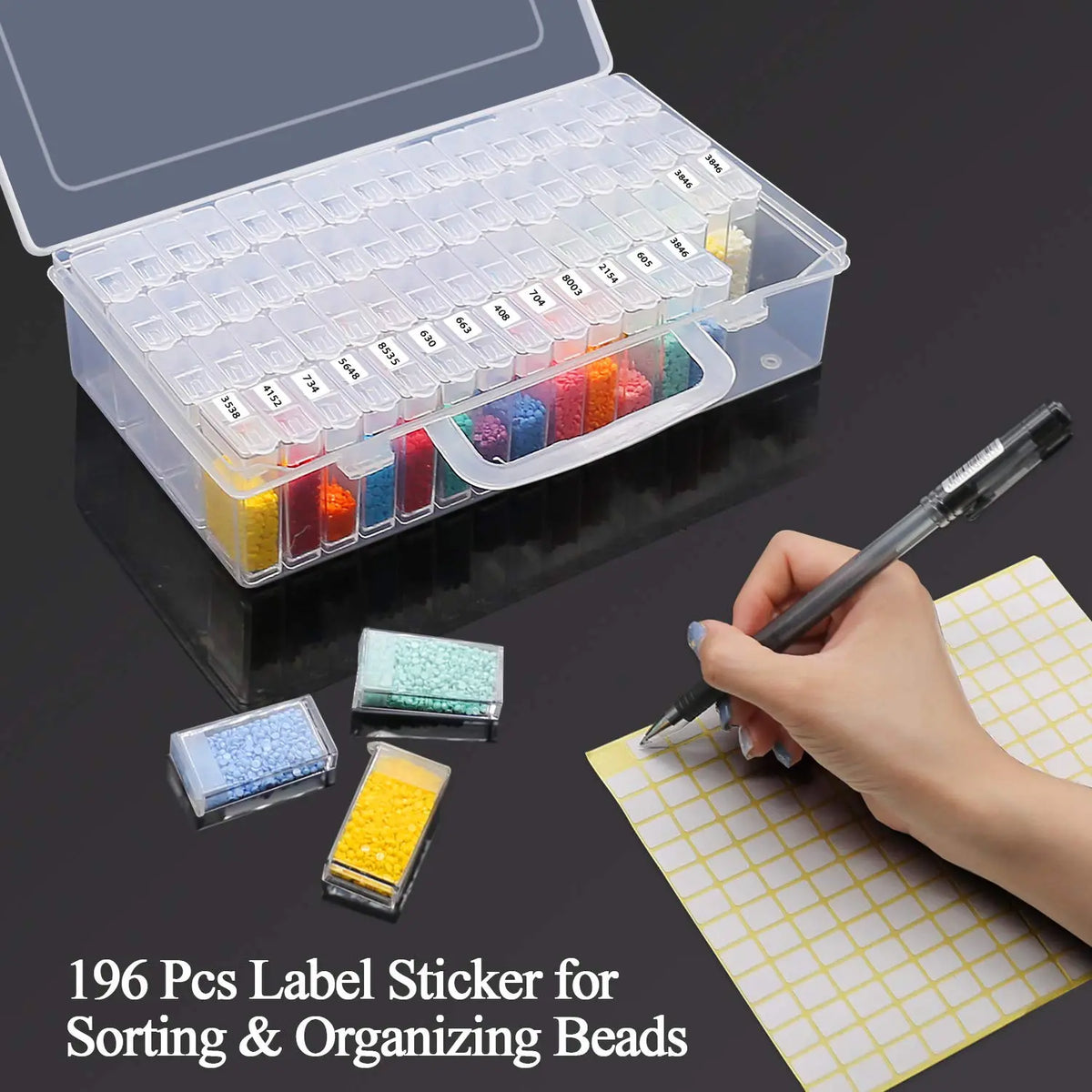 ARTDOT Cartella Archivio A2 Per Diamond Painting - 30 Tasche 60 Pagine, Con Manico, Per Conservare E Trasportare - Foto 12