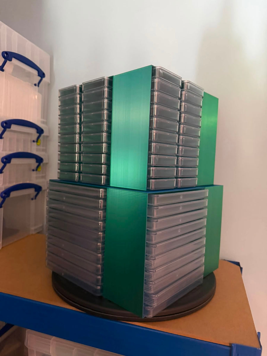 I finally found someone in the uk that makes towers to fit the 60 piece trays.