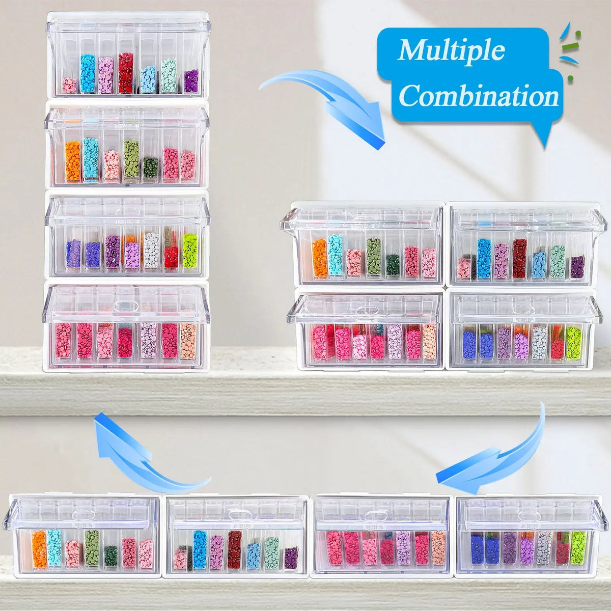 Stackable Diamond Painting Storage for DIY Craft Project | ARTDOT®