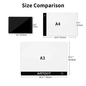 A4 Size Light Pad for Diamond Painting - ARTDOT