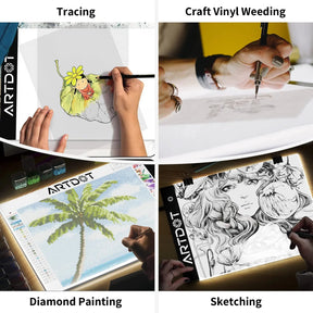 A4 Size Light Pad for Diamond Painting - ARTDOT