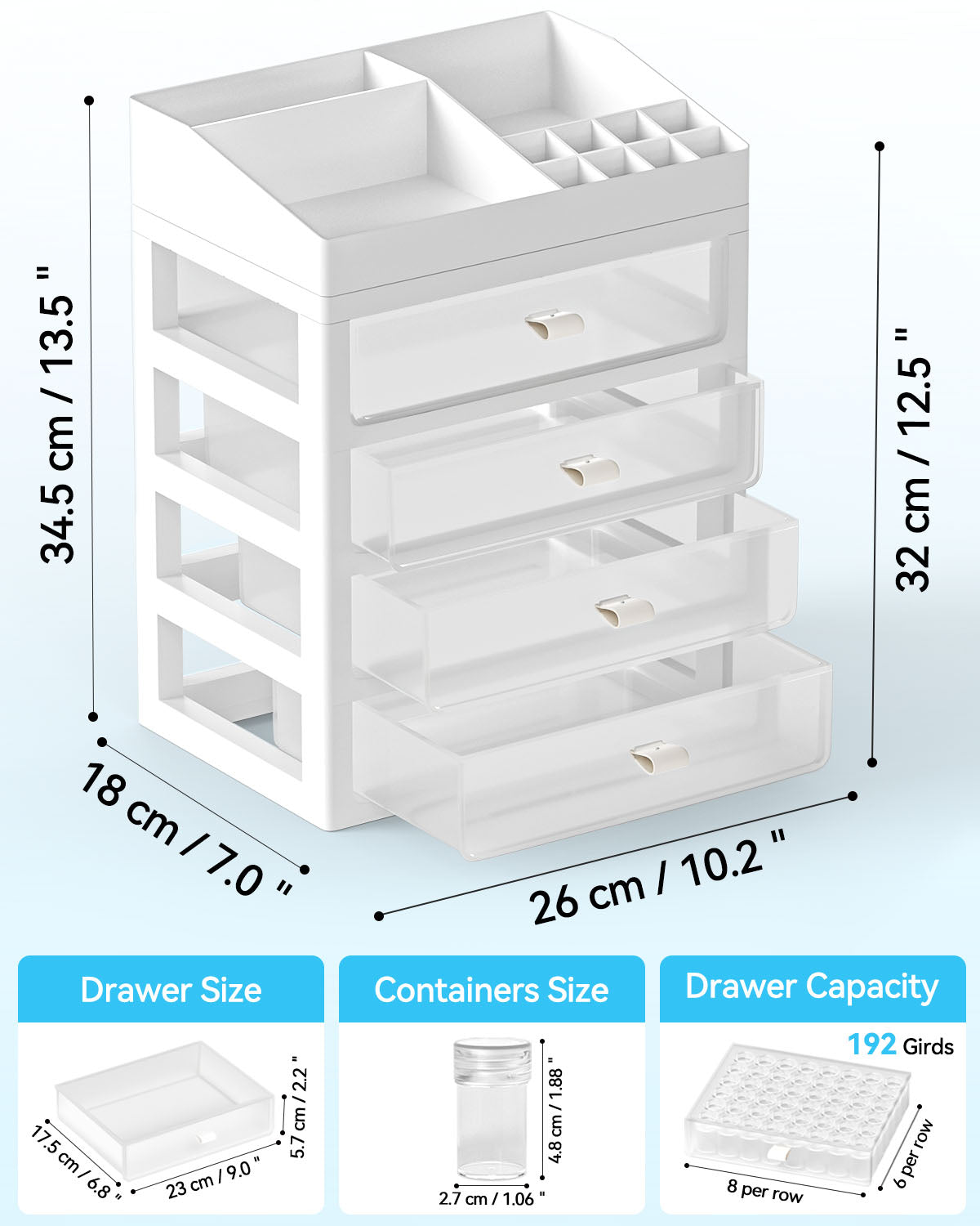 Multi-function Storage Containers for Diamond Painting