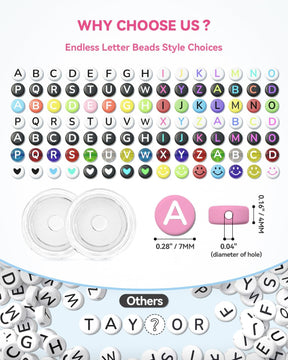Artistic Letters Beads Beading Creations