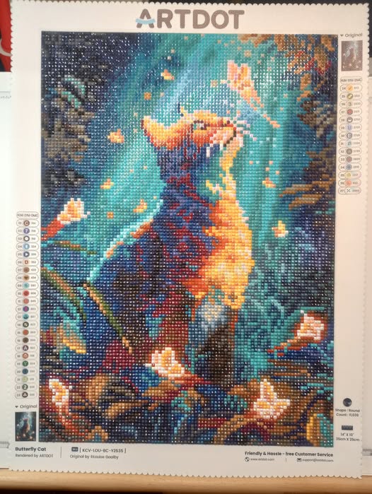 My first ARTDOT painting. I really enjoyed doing it. Now on to a harder one.