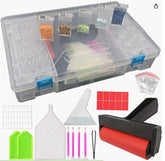 Bundle Sale 64 Grids Artdot Diamond Painting Storage Containers With Accessories