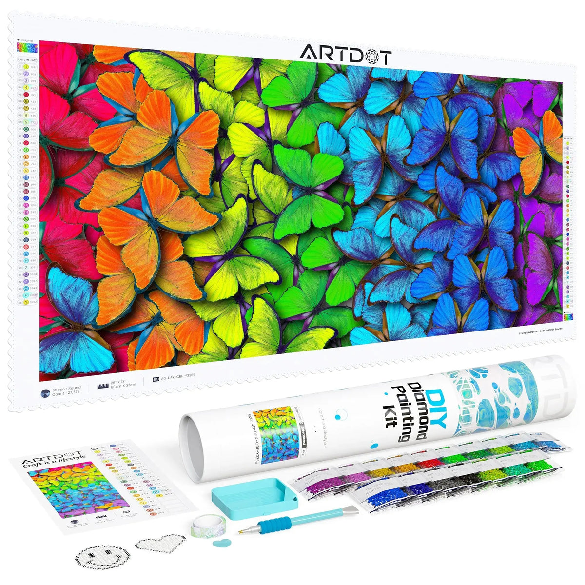 Ventes groupées Kits avancés de peinture diamant papillon