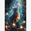 Butterfly-Cat-diamond painting