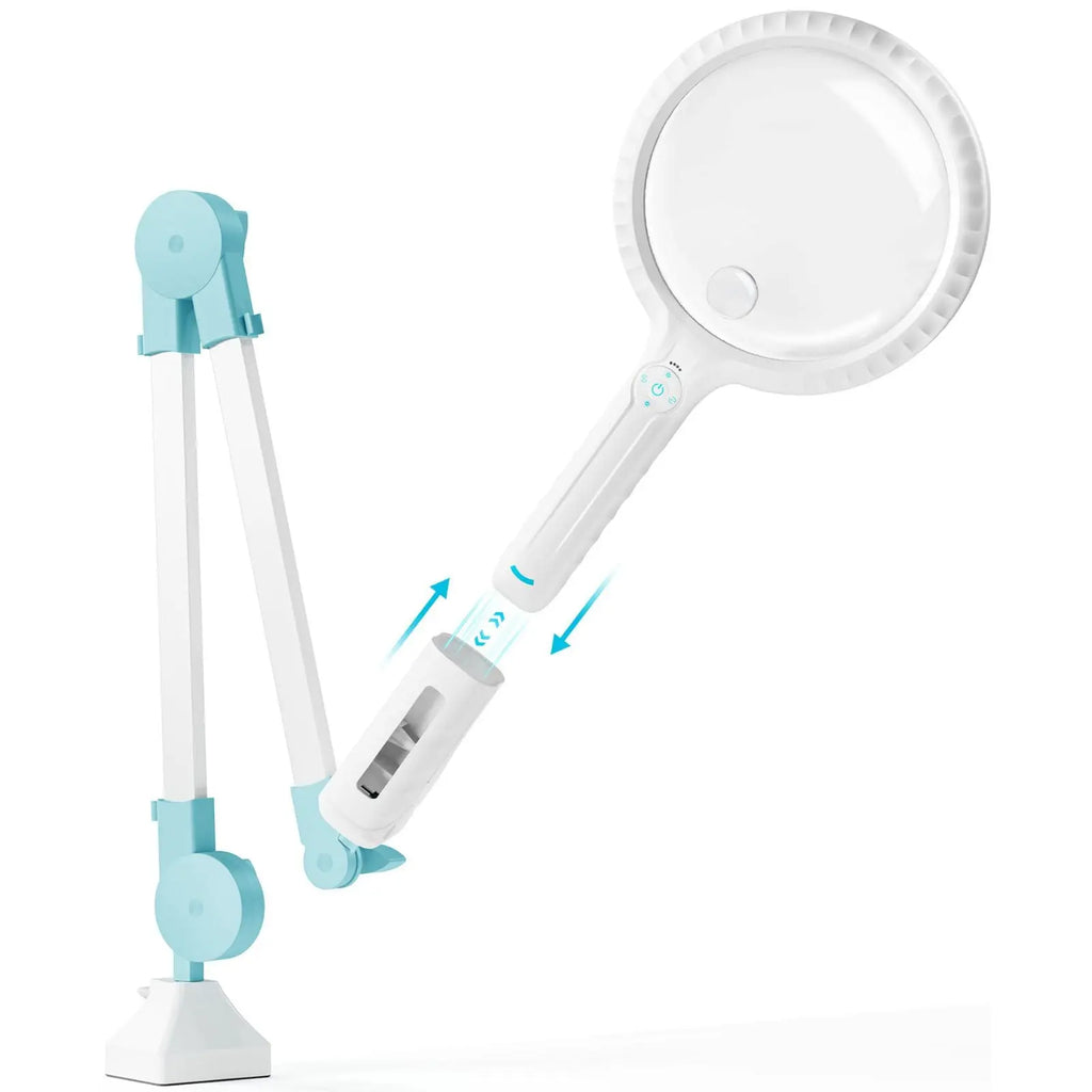 Magnifying Glass Lamp | Flexible Brightness for Crafting, Detachable Design