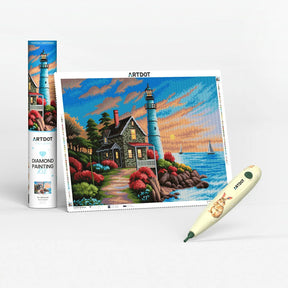 Diamond Art E-painter + Coastal Lighthouse DPK ARTDOT