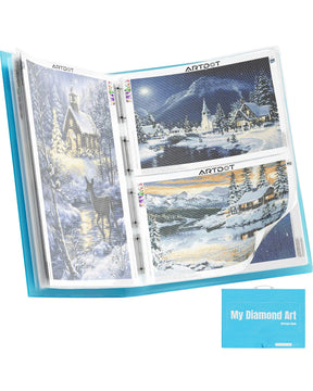 Diamond Painting Folder Book with 30 pockets in A2 and A3 sizes main picture