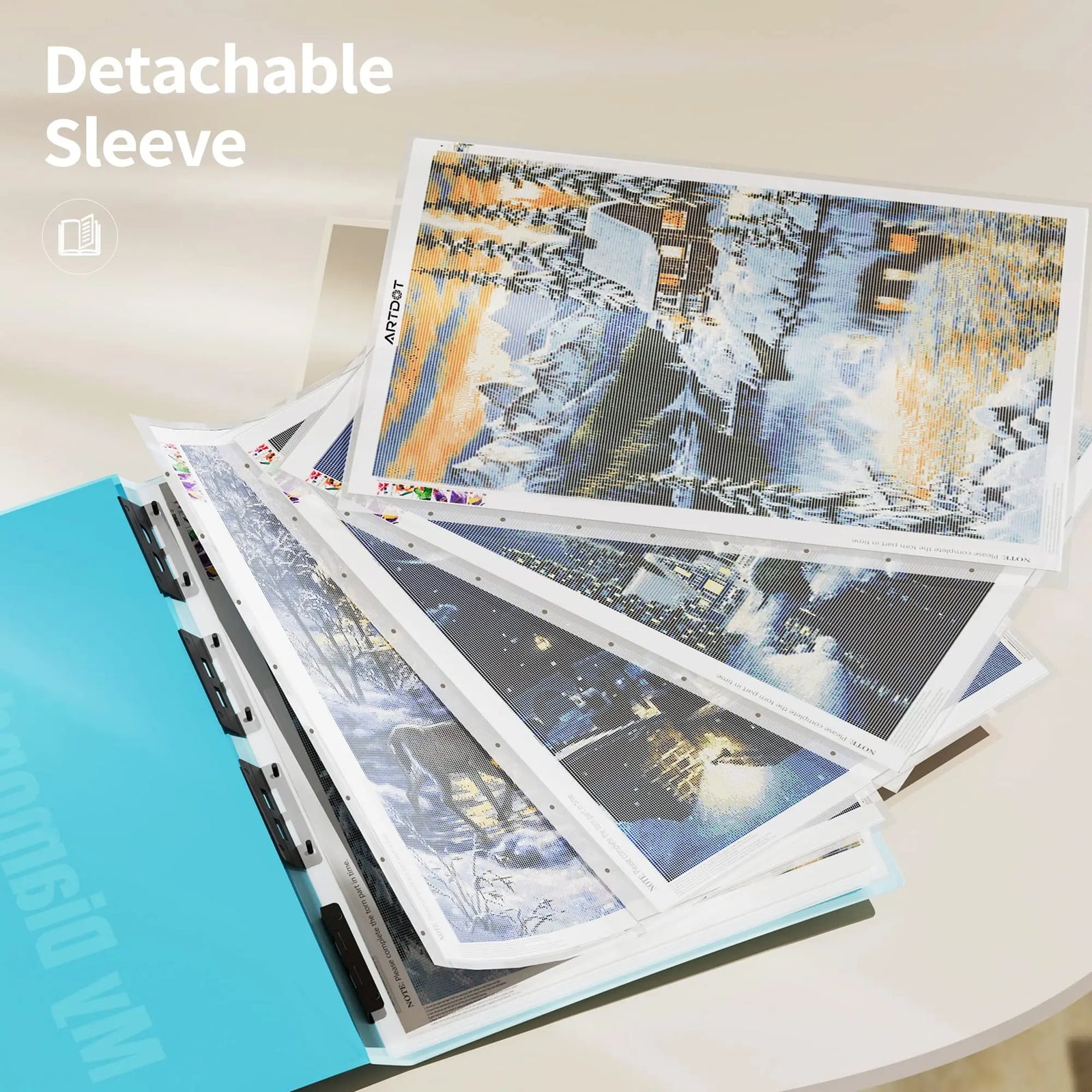 Album Per Diamond Painting A3 - Cartella Con 30 Tasche Per Conservazione - Foto 6