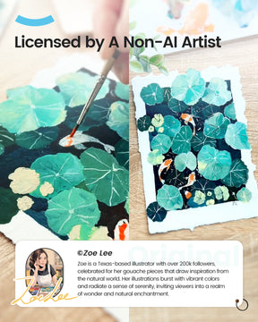 Artdot 12 Diamond painting kit - Licensed by artist