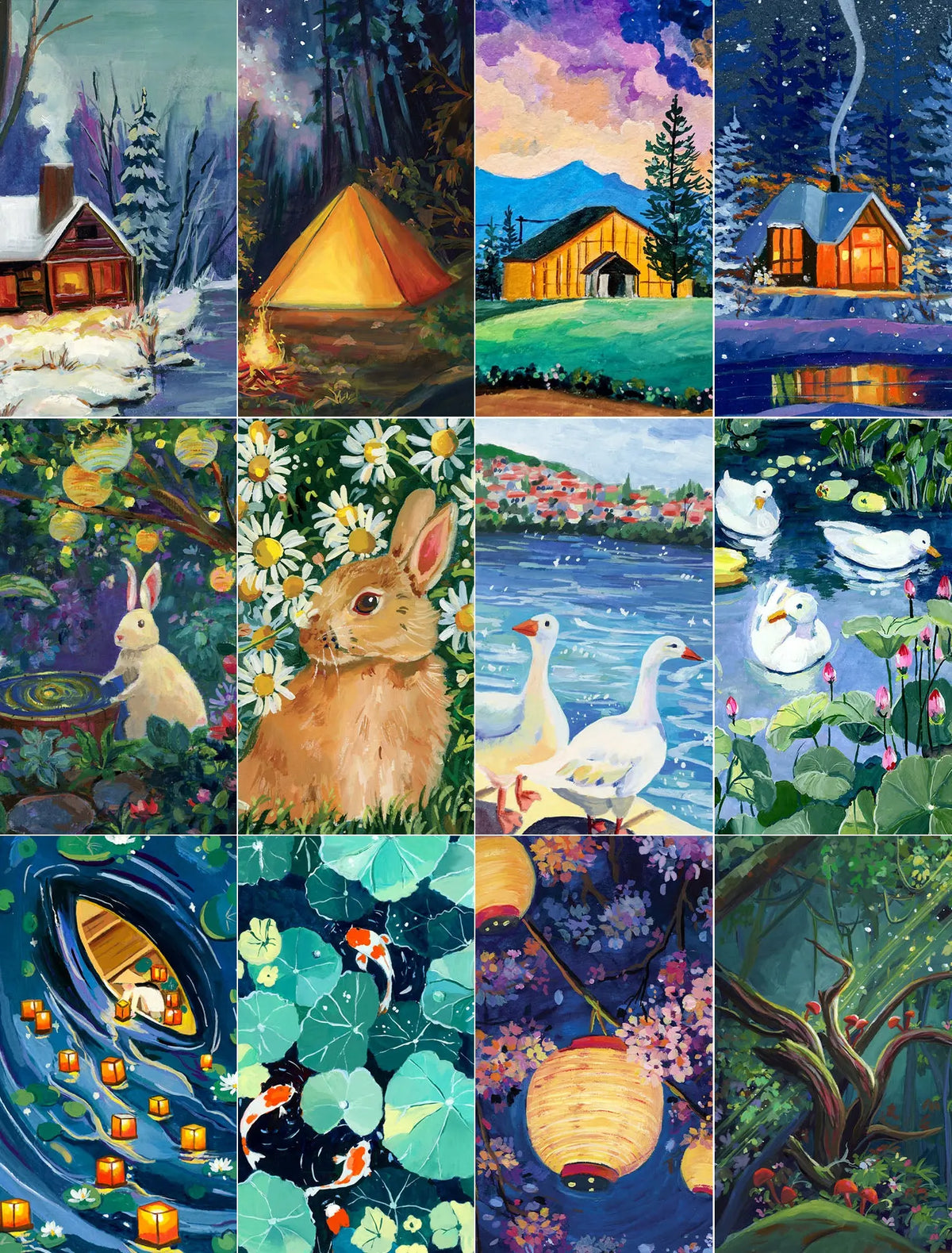 Artdot 12 Diamond painting kit main picture