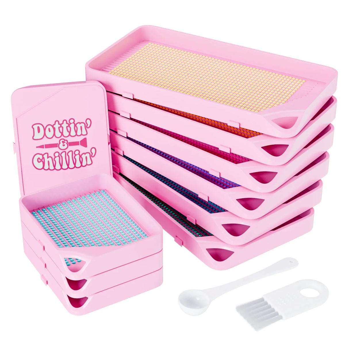 Artdot Diamond Painting Trays Kit 10 pieces