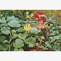 First Blooms, Large Pastoral Diamond Painting Kit, Square Drills