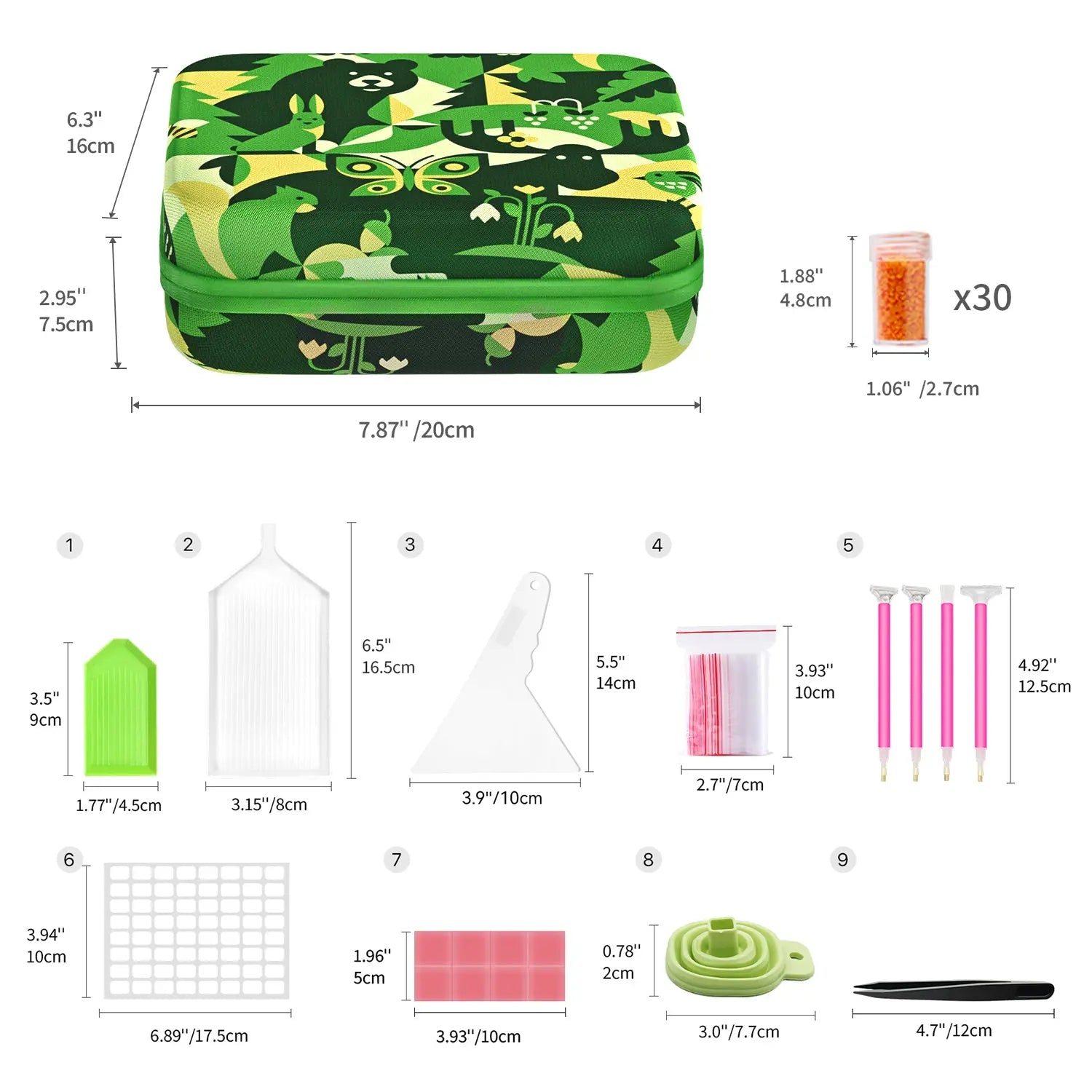 Forest Diamond Painting Storage Case - ARTDOT