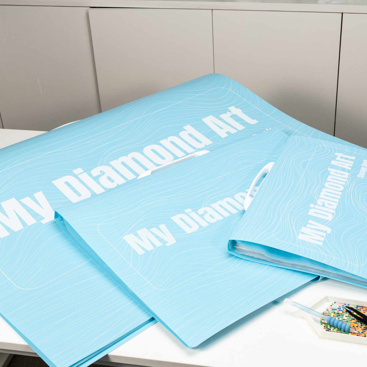 ARTDOT A1 Storage Book for Diamond Painting Kits, A1(85*62.5 cm), Blue