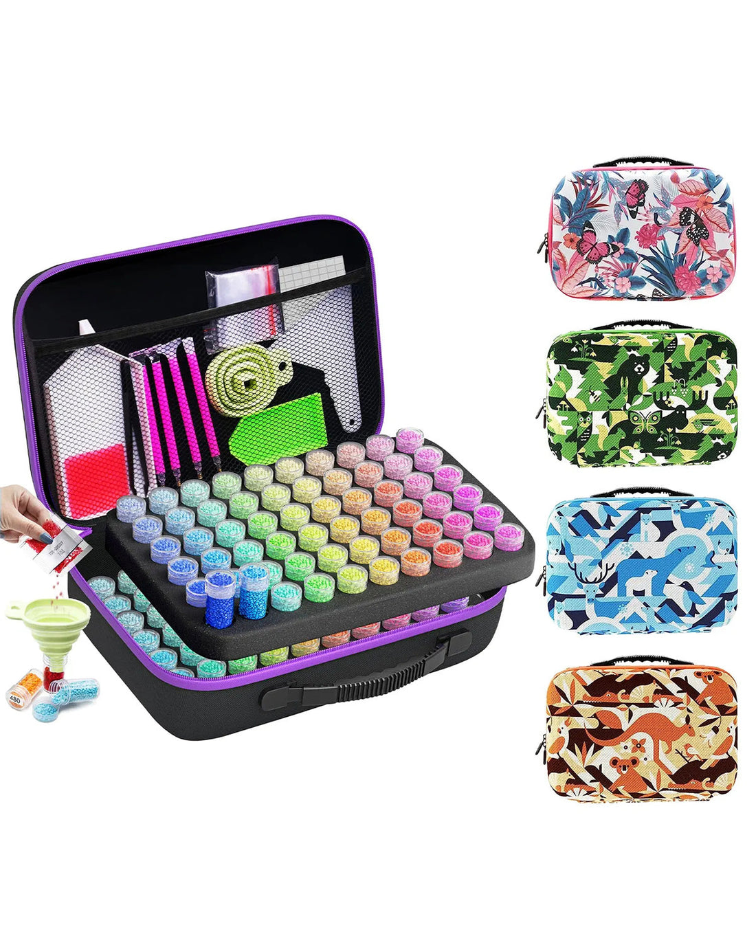 120 Containers Diamond Painting with Zipper | ARTDOT®