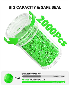 Medium Size 420 Containers Diamond Painting Storage Case - ARTDOT